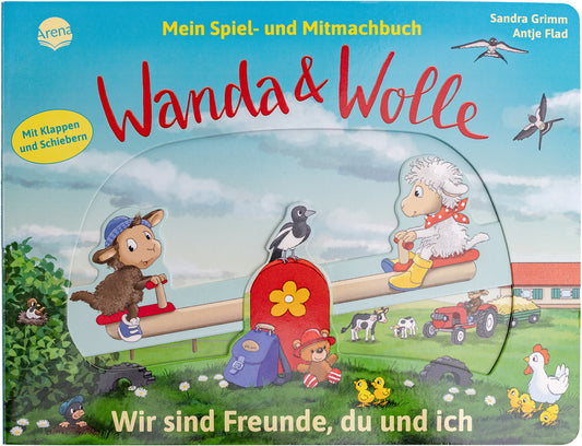 Mein Spiel- und Mitmachbuch - Wanda und Wolle. Wir sind Freunde, du und ich (Sandra Grimm)