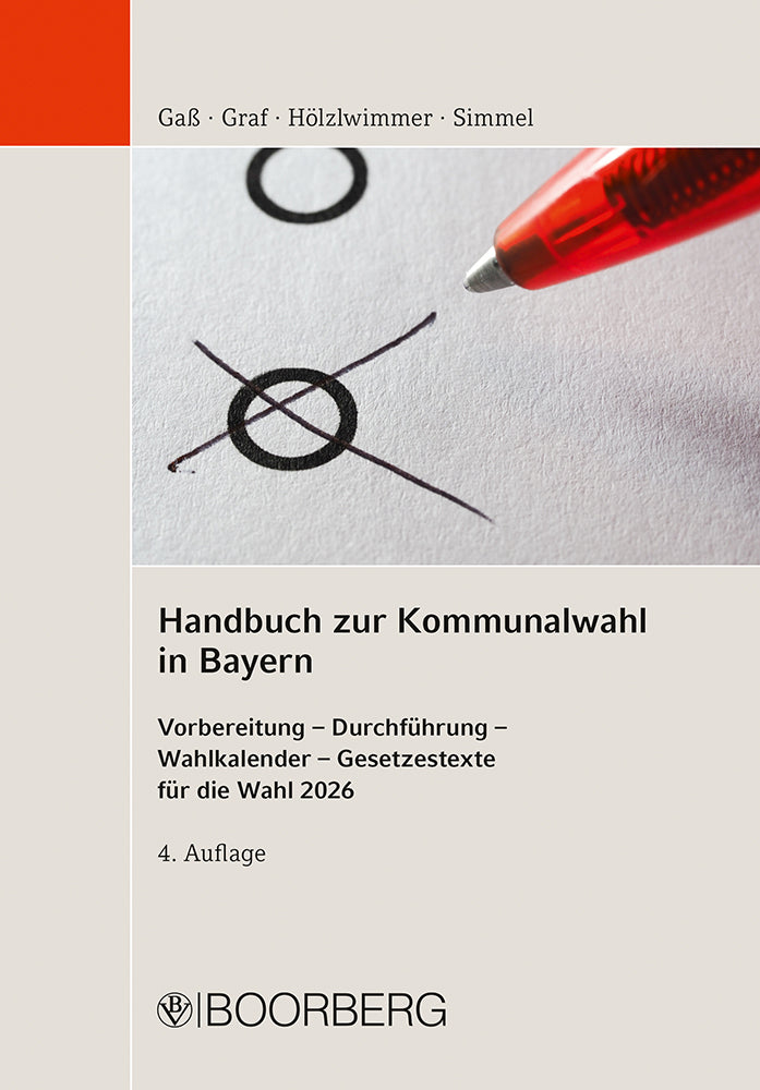 Handbuch zur Kommunalwahl in Bayern (Andreas Graf)