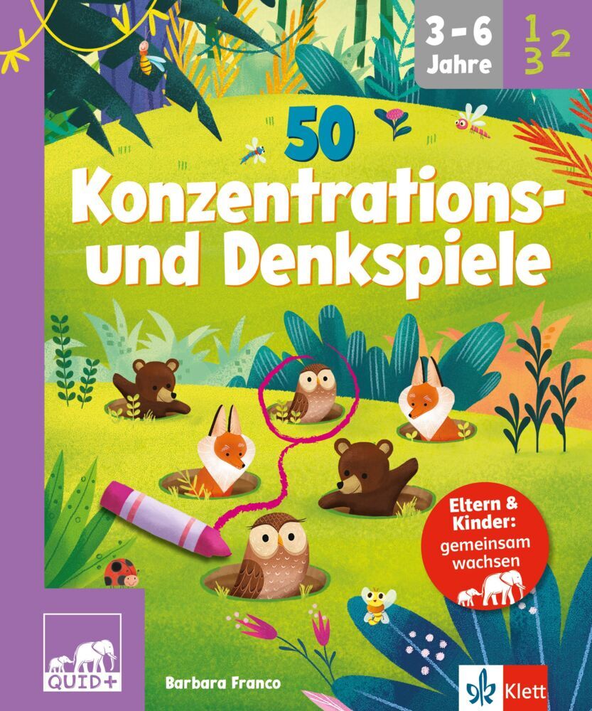 QUID+ 50 Konzentrations- und Denkspiele
