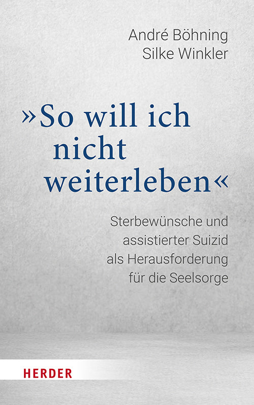 "So will ich nicht weiterleben" (André Böhning)