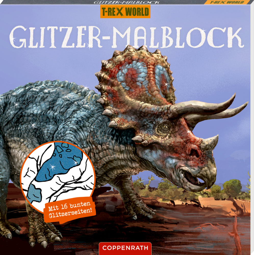 Glitzer-Malblock