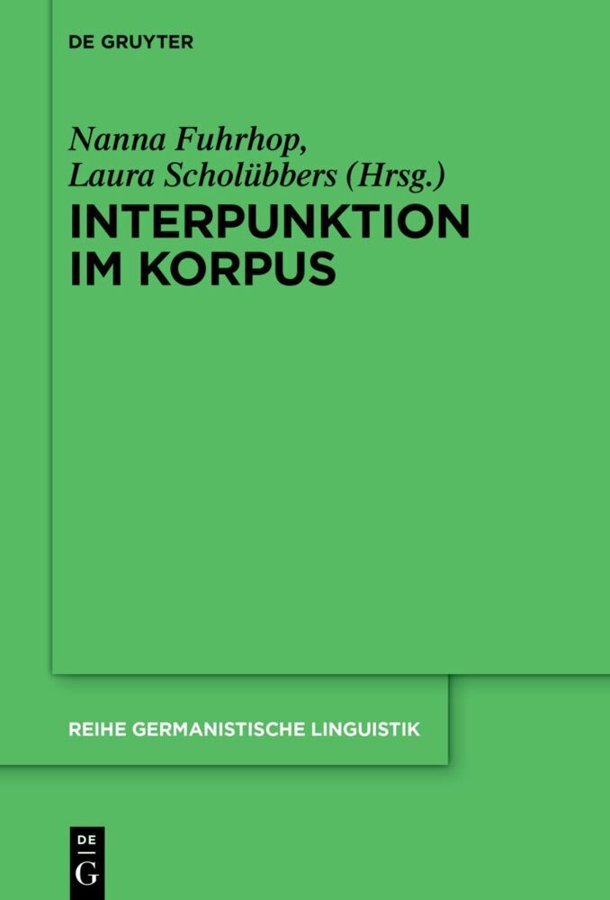 Interpunktion im Korpus (Nanna Fuhrhop)