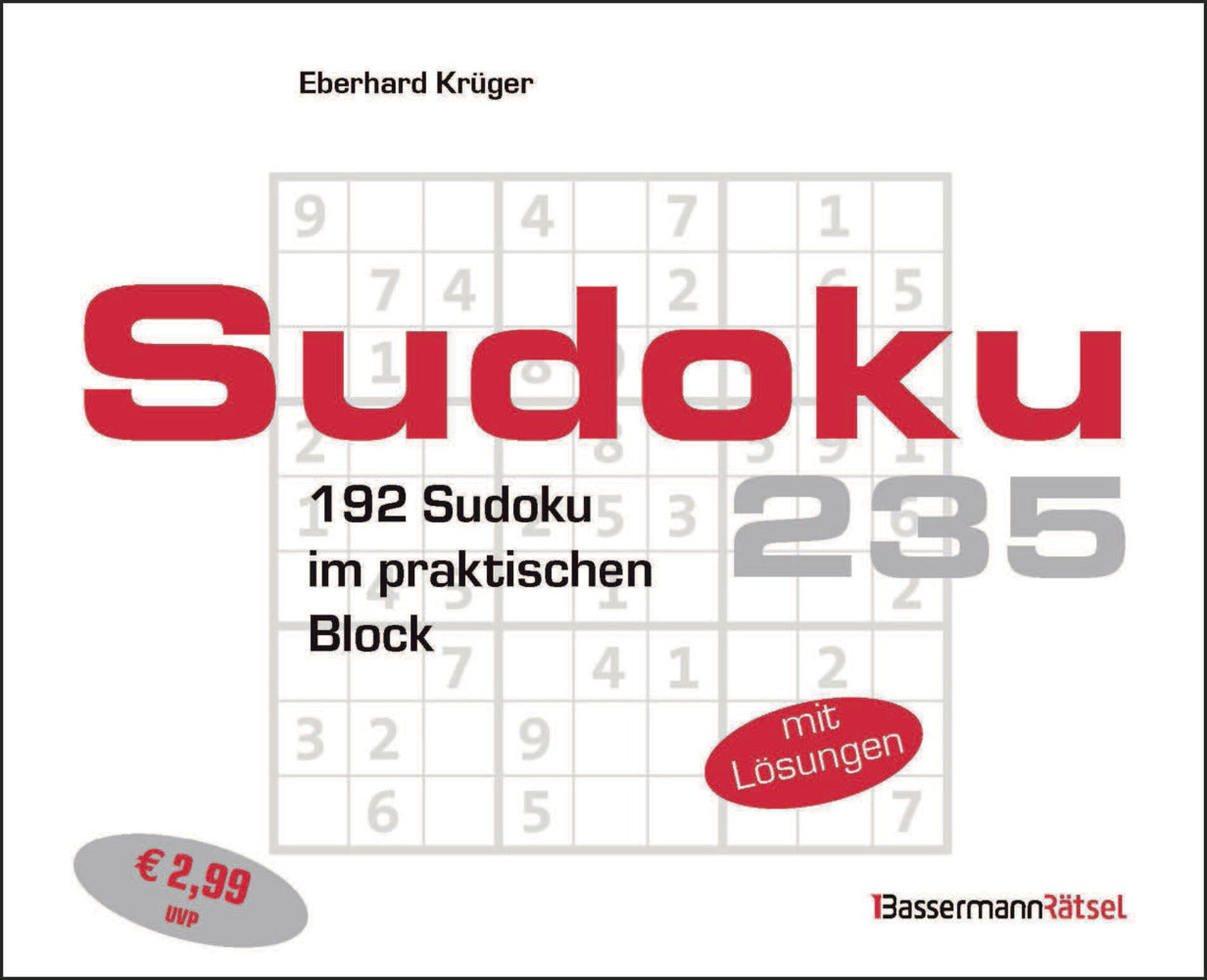 Sudokublock 235 (Eberhard Krüger)