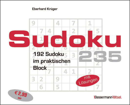 Sudokublock 235 (Eberhard Krüger)