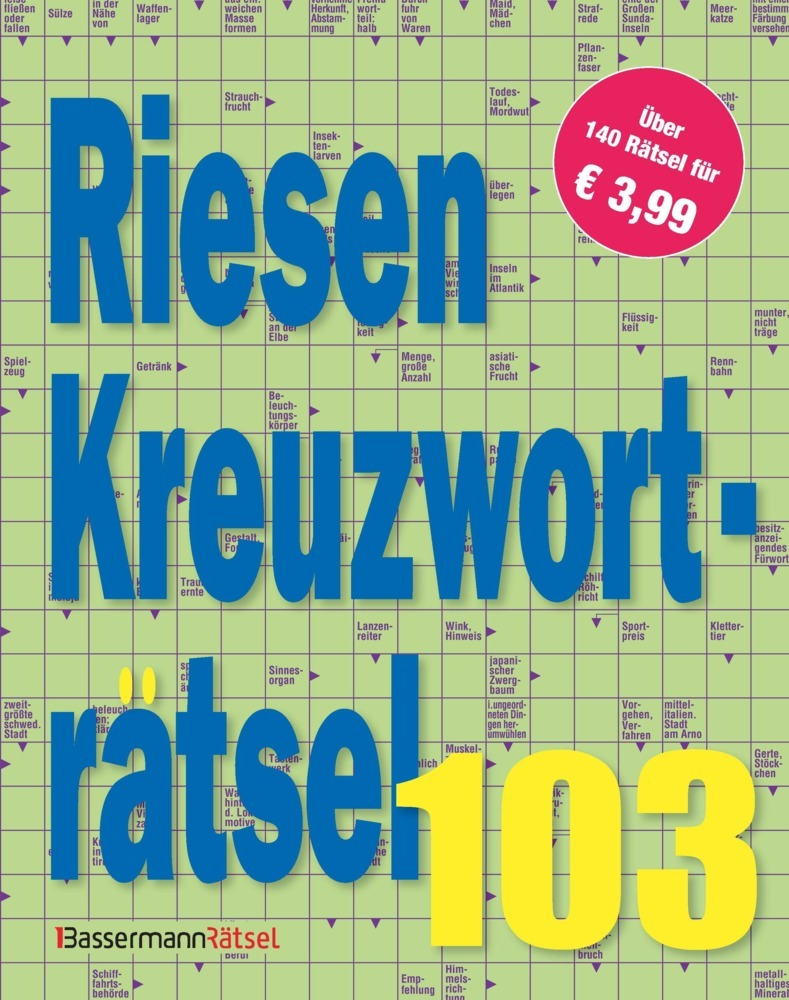 Riesen-Kreuzworträtsel 103 (Eberhard Krüger)