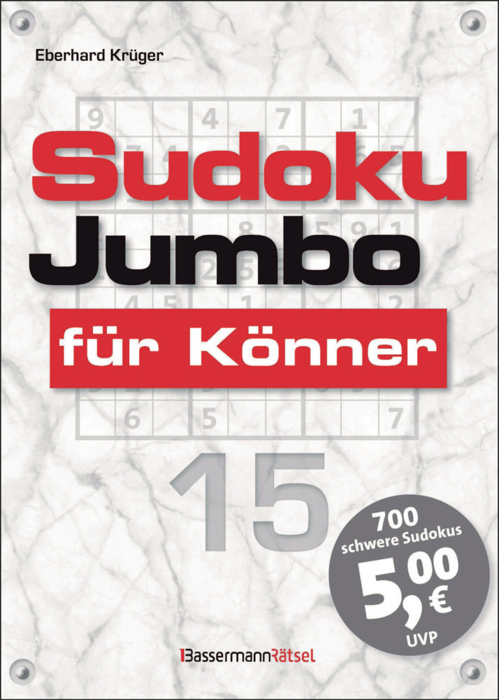 Sudokujumbo für Könner 15 (Eberhard Krüger)