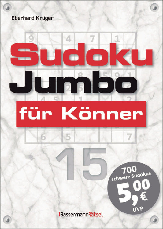 Sudokujumbo für Könner 15 (Eberhard Krüger)