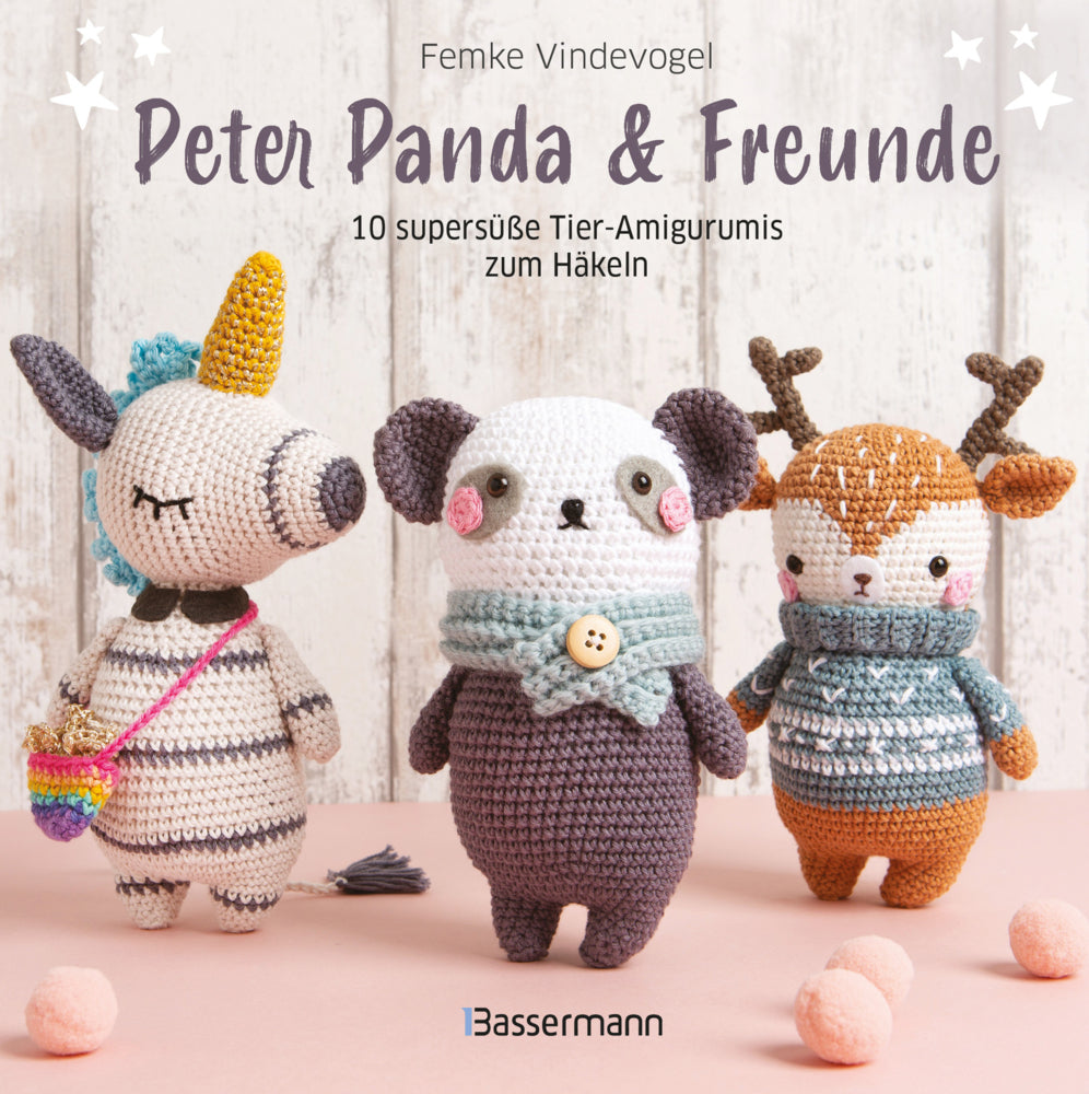 Peter Panda & Freunde. 10 supersüße Tier-Amigurumis zum Häkeln (Femke Vindevogel)
