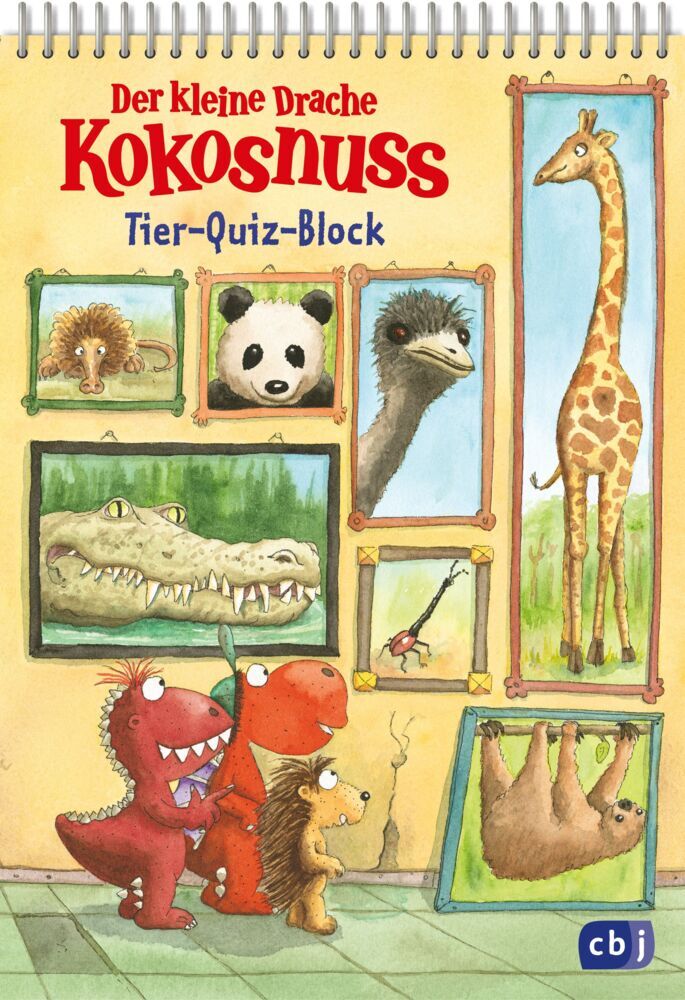 Der kleine Drache Kokosnuss - Quizblock Tiere (Ingo Siegner)