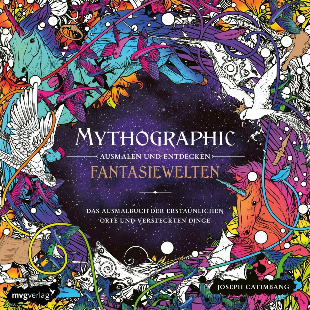 Mythographic - Ausmalen und Entdecken - Fantasiewelten (@Pentasticarts)