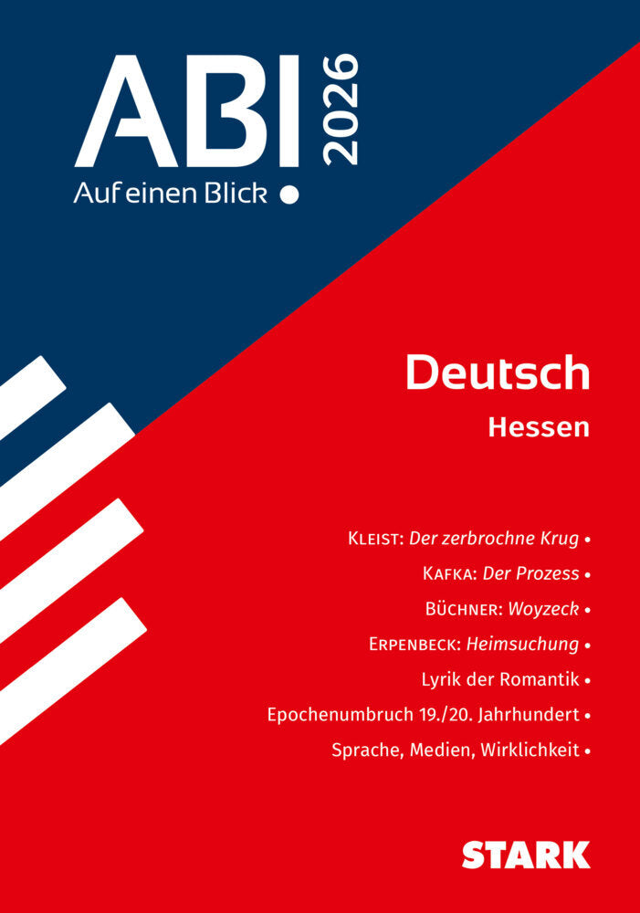 STARK Deutsch - Abi - Auf einen Blick! 2026 Hessen (Andreas Bernhardt)
