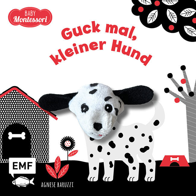 Kontrastbuch für Babys mit Fingerpuppe: Guck mal, kleiner Hund (Agnese Baruzzi)