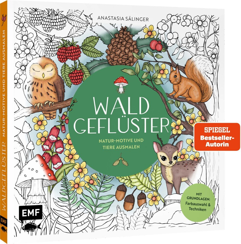 Waldgeflüster - Natur-Motive und Tiere ausmalen (Anastasia Sälinger)