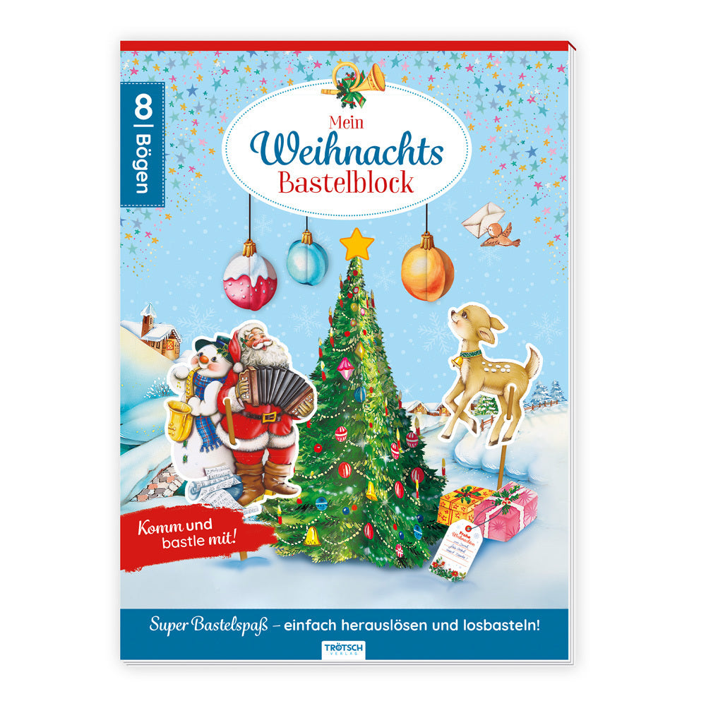 TRÖTSCH - Bastelblock Weihnachts-Bastelspaß | Ab 4 Jahren (Trötsch Verlag Gmbh & Co.Kg)