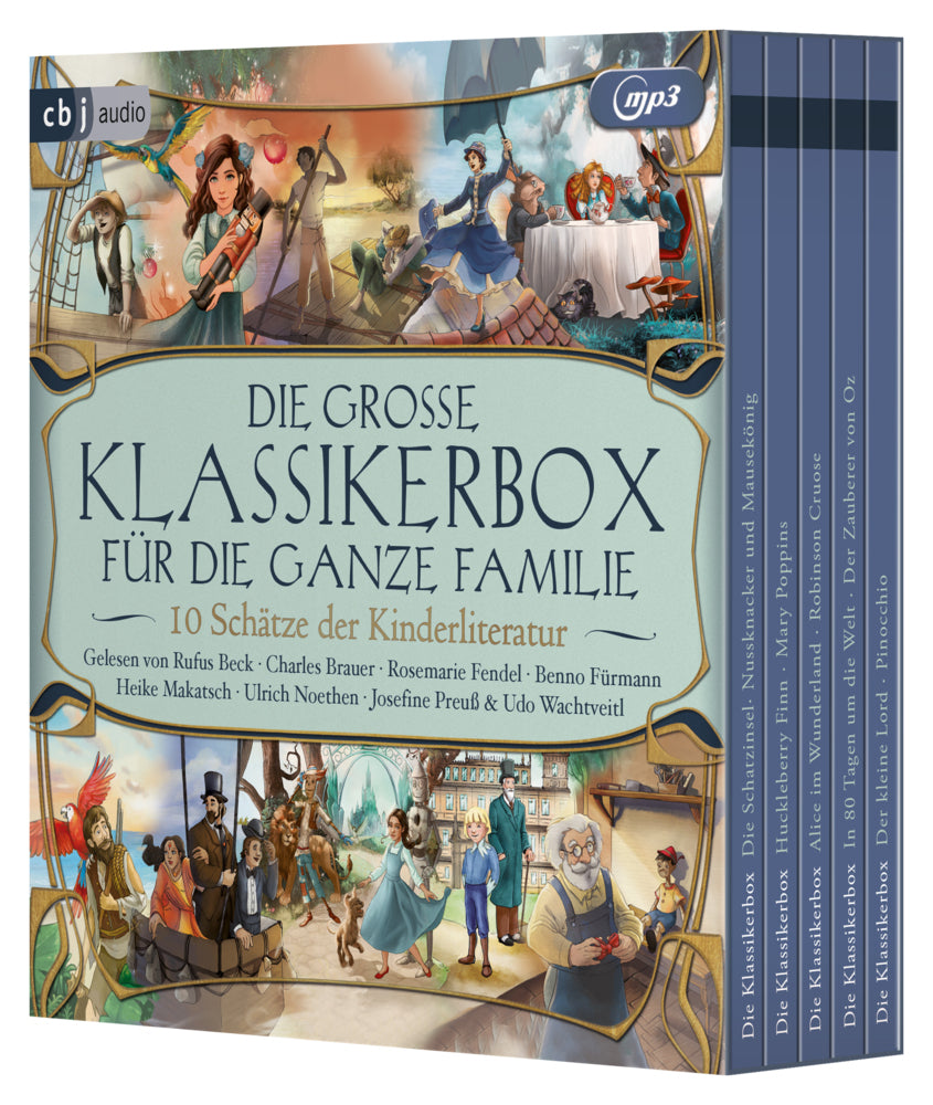 Die große Klassikerbox für die ganze Familie, 5 Audio-CD, 5 MP3 (Lyman Frank Baum)
