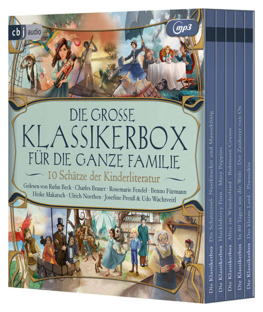 Die große Klassikerbox für die ganze Familie, 5 Audio-CD, 5 MP3 (Lyman Frank Baum)