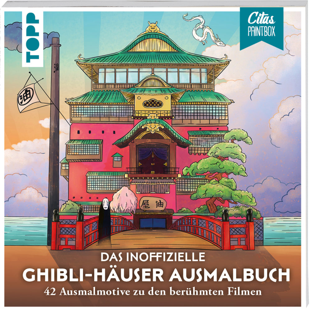 Das inoffizielle Ghibli-Häuser Ausmalbuch (Citas.Paintbox)