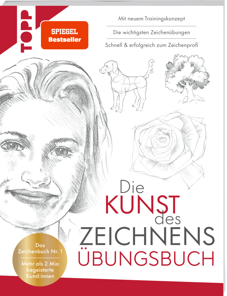 Die Kunst des Zeichnens Übungsbuch. Mit neuem Trainingskonzept (Frechverlag)