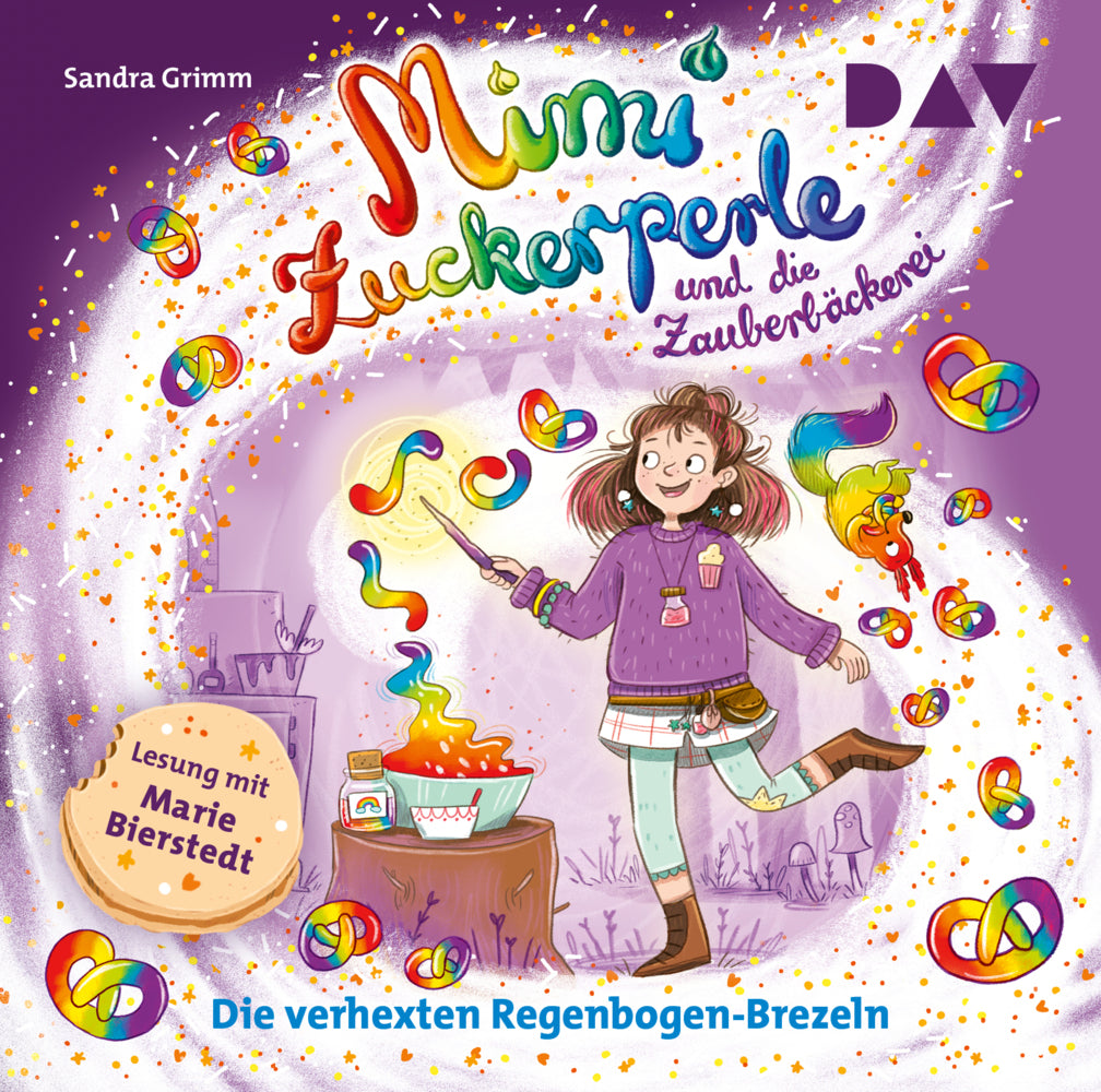 Mimi Zuckerperle und die Zauberbäckerei - Teil 3: Die verhexten Regenbogen-Brezeln, 1 Audio-CD (Sandra Grimm)