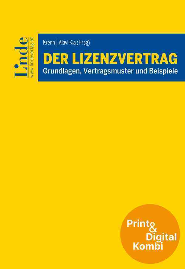 Der Lizenzvertrag (Kombi Print&digital) (Alina Alavi Kia)