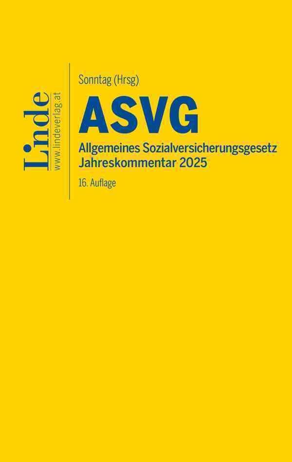 ASVG | Allgemeines Sozialversicherungsgesetz 2025 (Robert Atria)