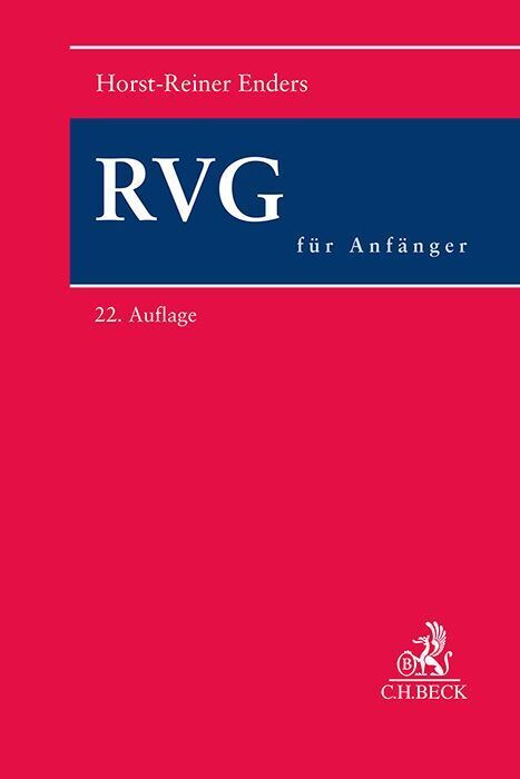 RVG für Anfänger (Horst-Reiner Enders)