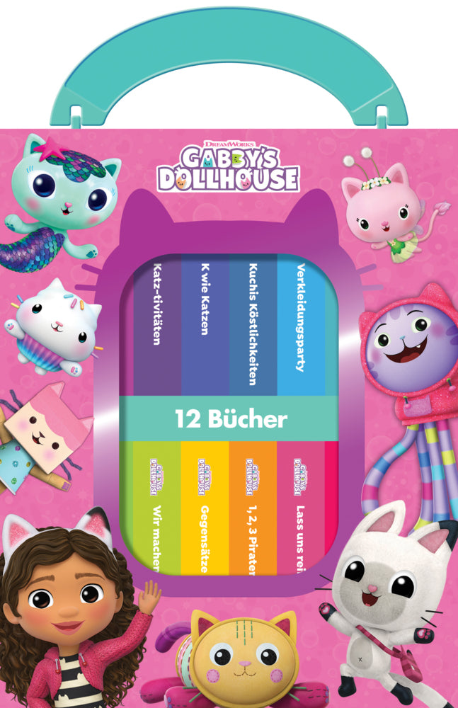 Gabby's Dollhouse - Meine erste Bibliothek - Bücherbox mit 12 Pappbilderbüchern - Gabby's Dollhouse (Phoenix International Publications Germany Gmbh)