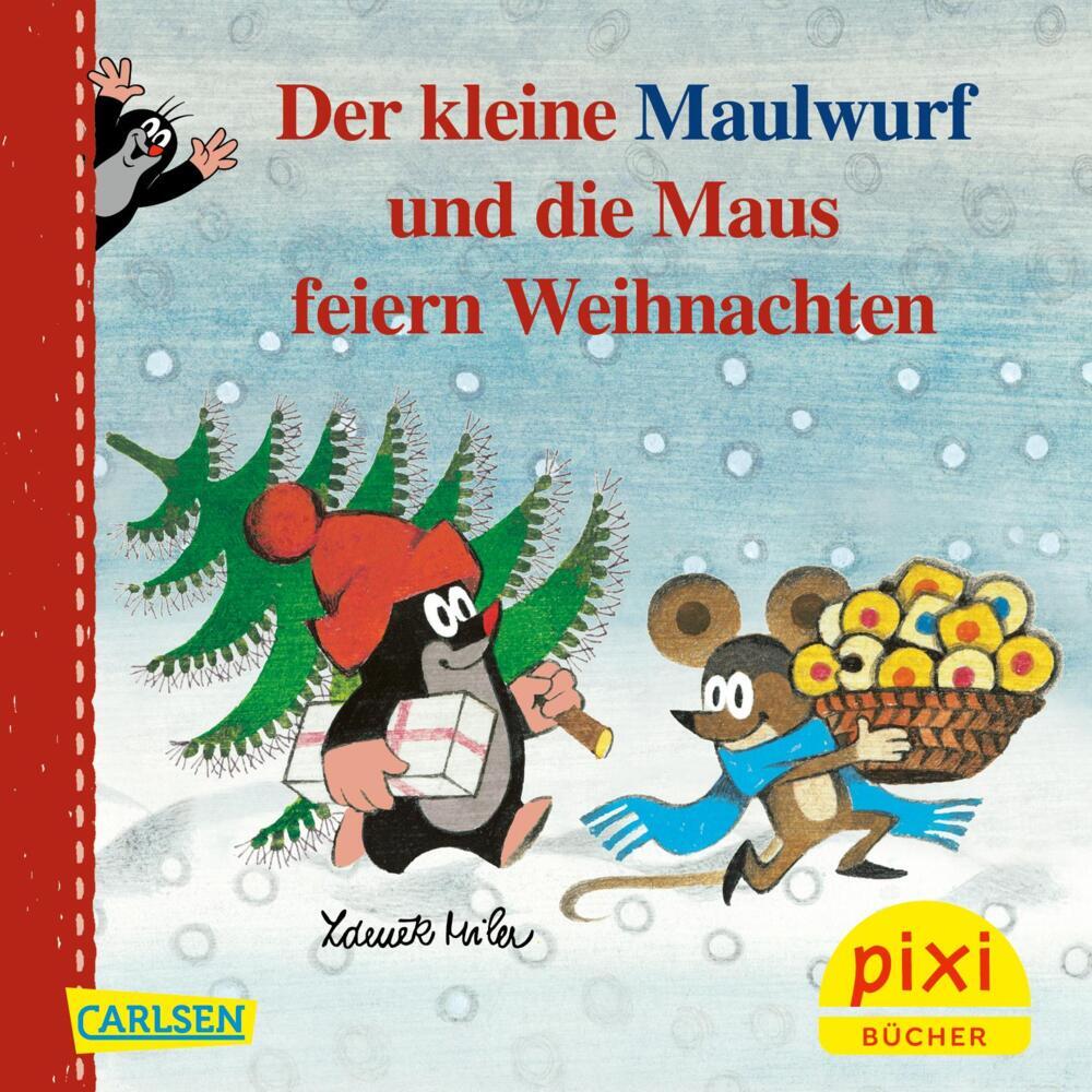 Pixi 2786: Der kleine Maulwurf und die Maus feiern Weihnachten (24x1 Exemplar) (Zdenek Miler)