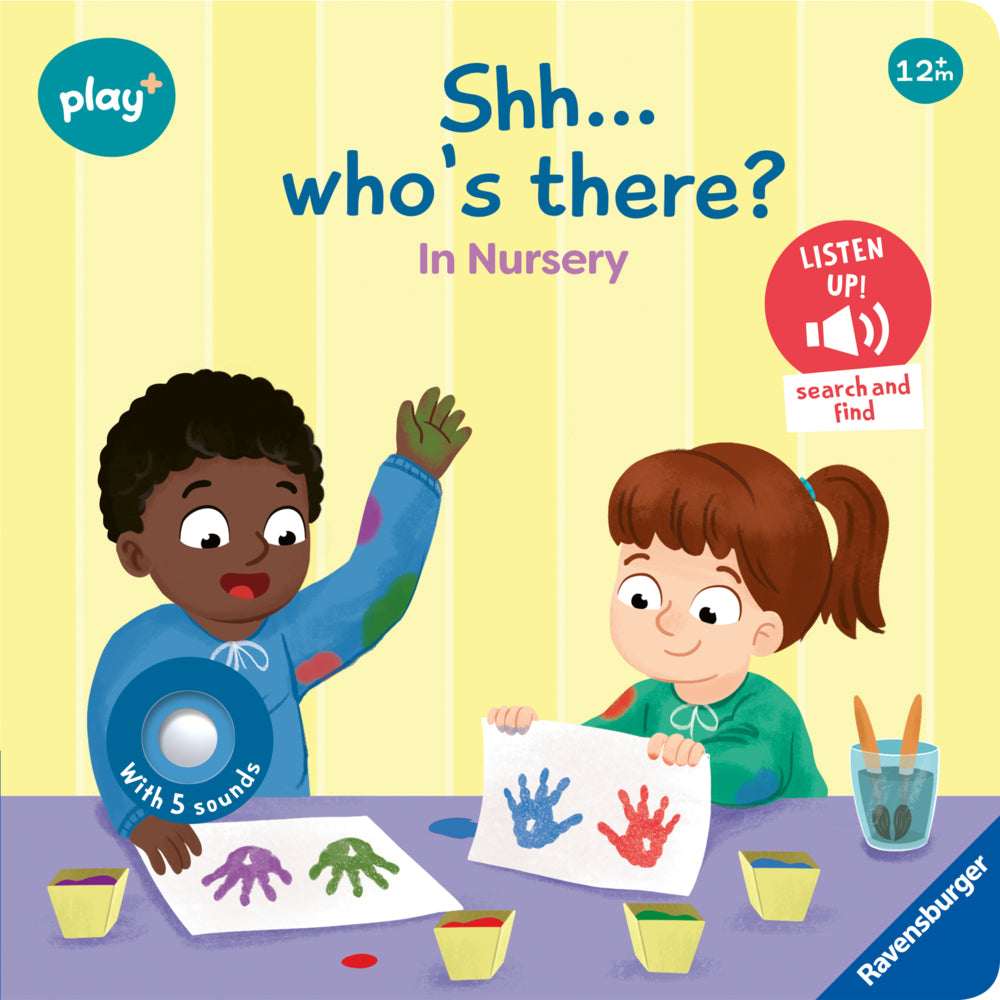 Play+ Shh ... Who's there? In Nursery (sound book) (Maria Höck)