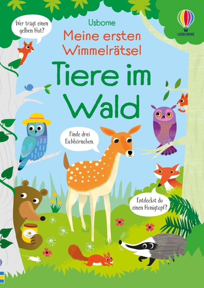 Meine ersten Wimmelrätsel: Tiere im Wald (Kirsteen Robson)