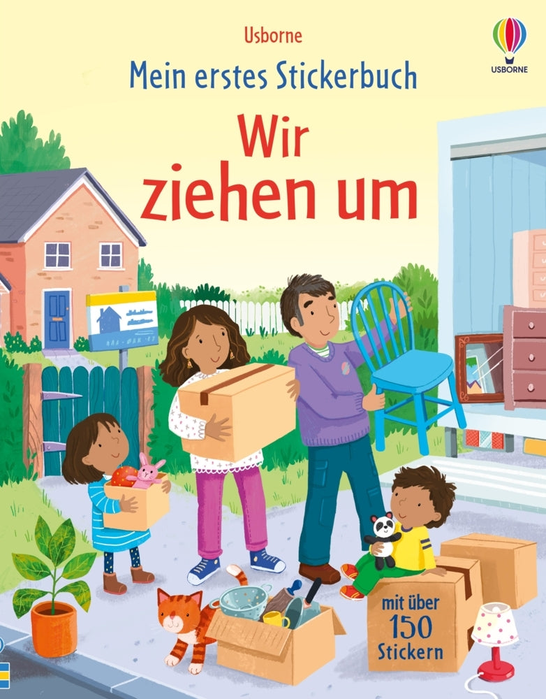 Mein erstes Stickerbuch: Wir ziehen um (Jessica Greenwell)