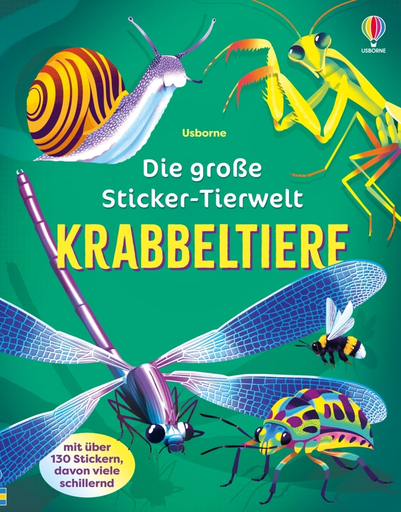 Die große Sticker-Tierwelt: Krabbeltiere (Alice James)