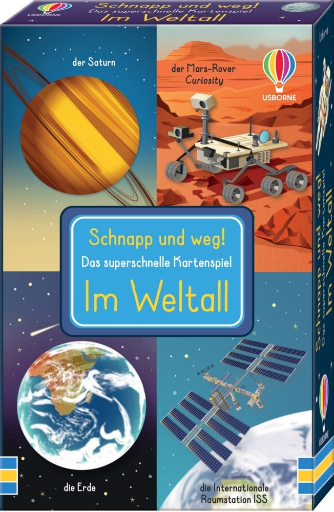 Schnapp und weg! Das superschnelle Kartenspiel: Im Weltall (Fiona Watt)