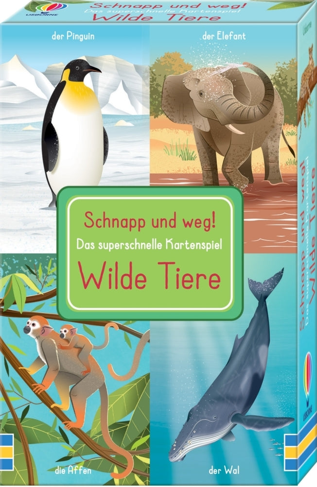 Schnapp und weg! Das superschnelle Kartenspiel: Wilde Tiere (Fiona Watt)