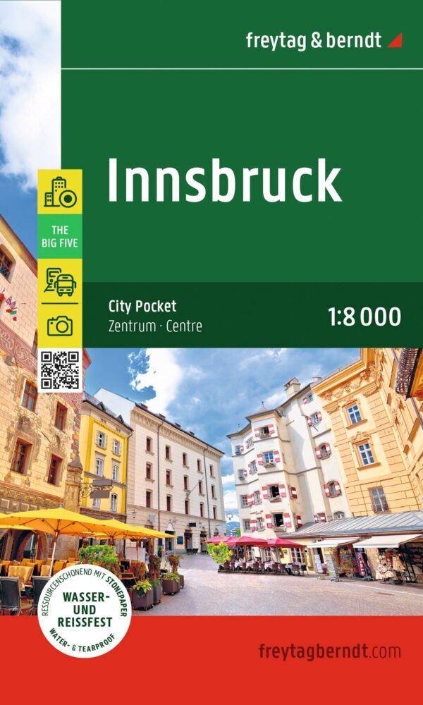 freytag & berndt Innenstadtplan Innsbruck 1:8.000