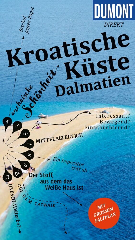 DUMONT direkt Reiseführer Kroatische Küste Dalmatien (Daniela Schetar)