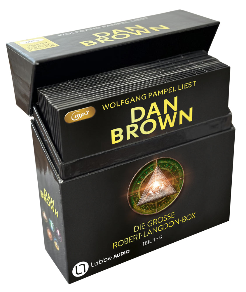 Die große Robert-Langdon-Box, 15 Audio-CD, 15 MP3 (Dan Brown)