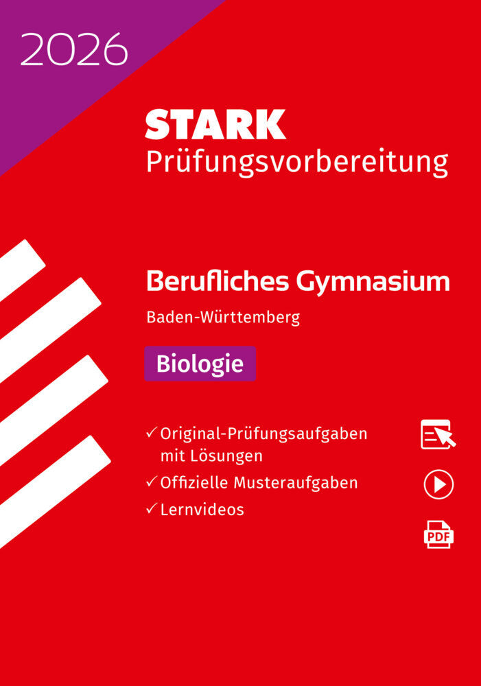 STARK Biologie - Abitur Berufliches Gymnasium 2026 BW - Prüfungsvorbereitung, m. 1 Buch, m. 1 Beilage