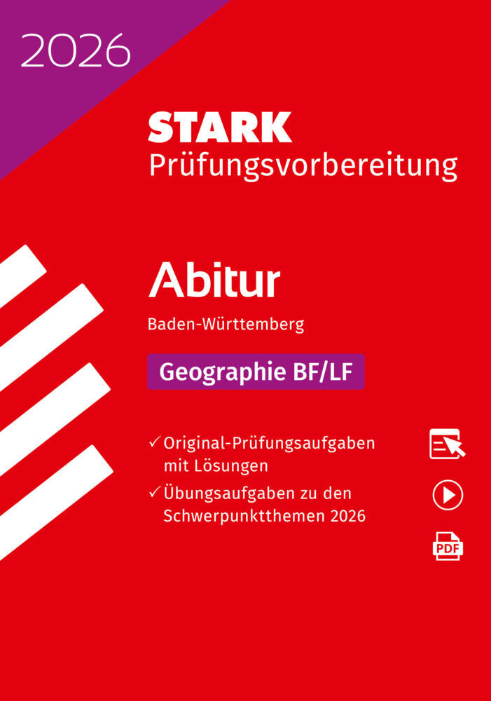 STARK Geographie - Abitur 2026 BW - Prüfungsvorbereitung, m. 1 Buch, m. 1 Beilage