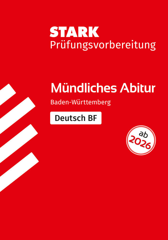 STARK Deutsch BF - Mündliche Abiturprüfung ab 2026 BW - Prüfungsvorbereitung (Katrin Blanz)