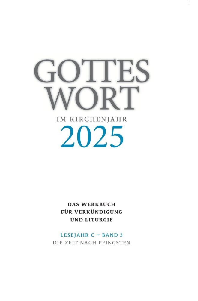 Gottes Wort im Kirchenjahr (Mitteleuropäische Ordensprovinz Der Oblaten Der Makellosen Jungfrau Maria)