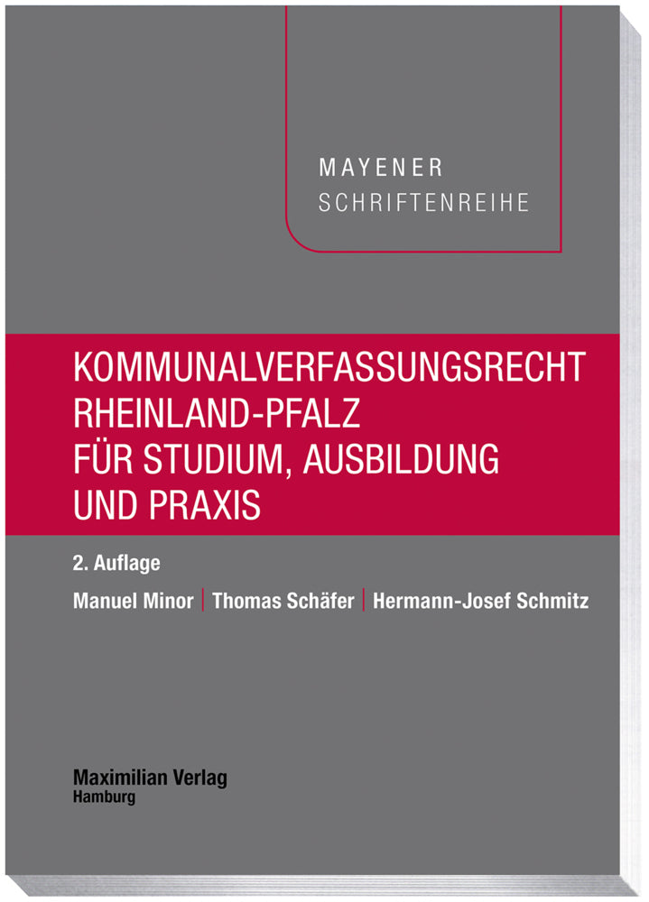 Kommunalverfassungsrecht Rheinland-Pfalz (Manuel Minor)