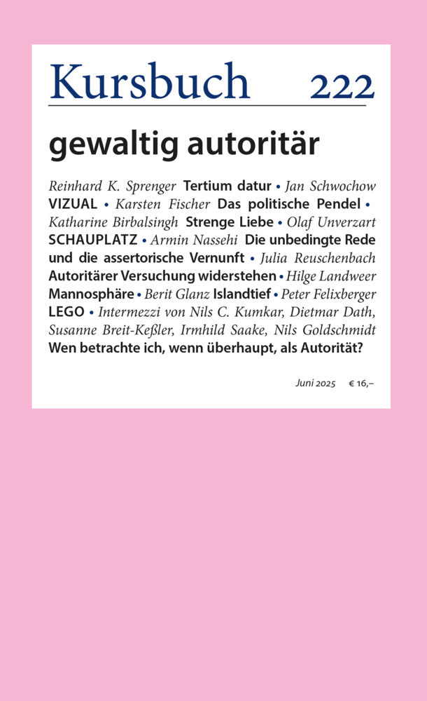 Kursbuch 222 (Armin Nassehi)