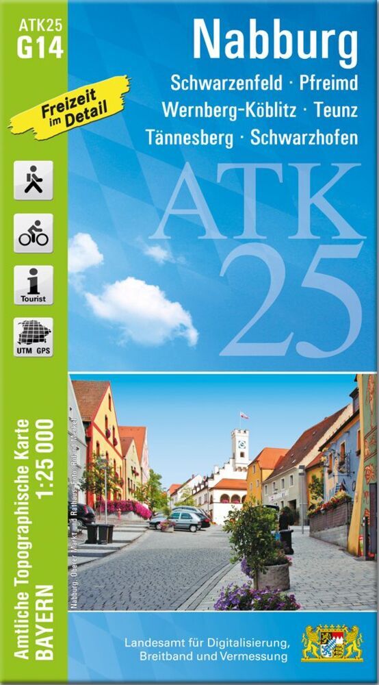 ATK25-G14 Nabburg (Amtliche Topographische Karte 1:25000) (Breitband Und Vermessung, Bayern Landesamt Für Digitalisierung)
