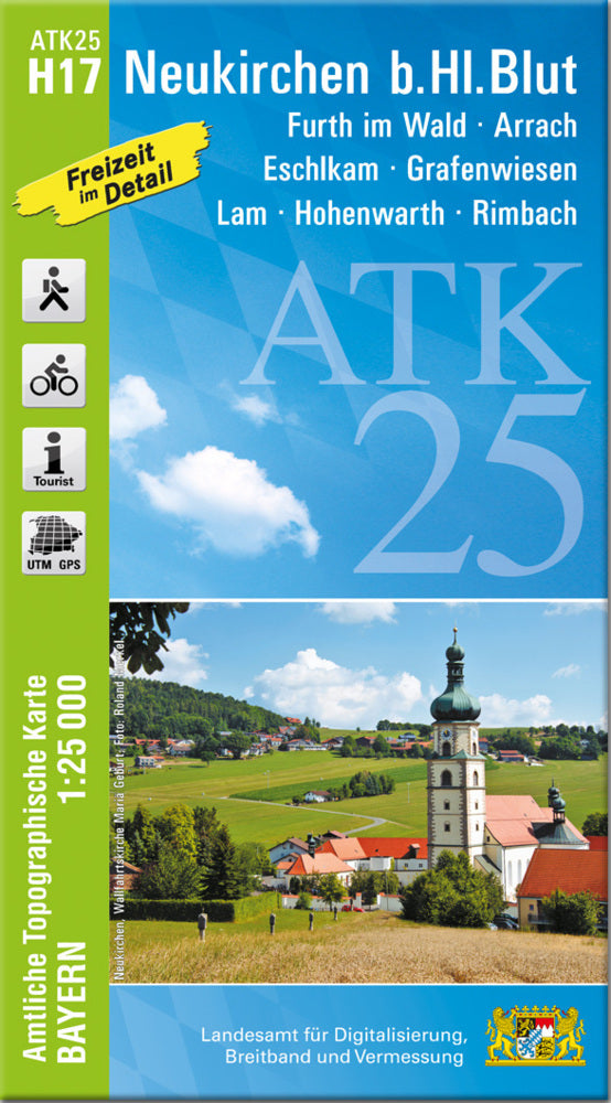 ATK25-H17 Neukirchen b.Hl.Blut (Amtliche Topographische Karte 1:25000) (Breitband Und Vermessung, Bayern Landesamt Für Digitalisierung)