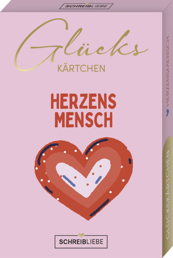 Glückskärtchen-Herzensmensch (Korsch Verlag)
