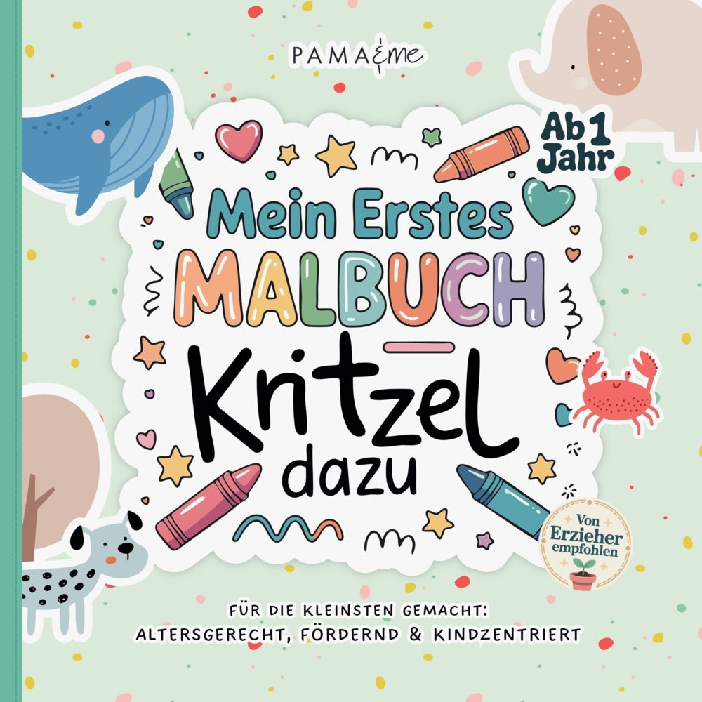 Mein erstes Malbuch - Kritzel dazu (Mel Klecksmoos)
