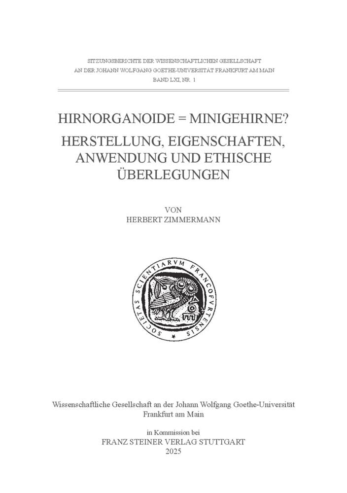 Hirnorganoide = Minigehirne? (Herbert Zimmermann)