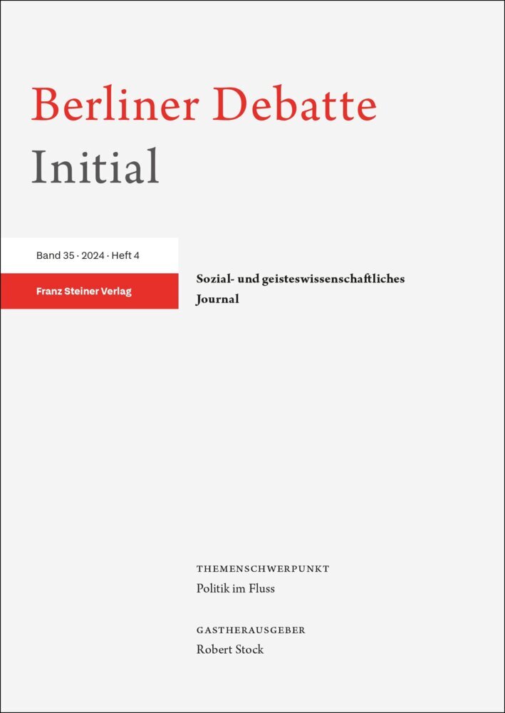 Berliner Debatte Initial 35 (2024) 4 (Berliner Debatte Initial E.V.)