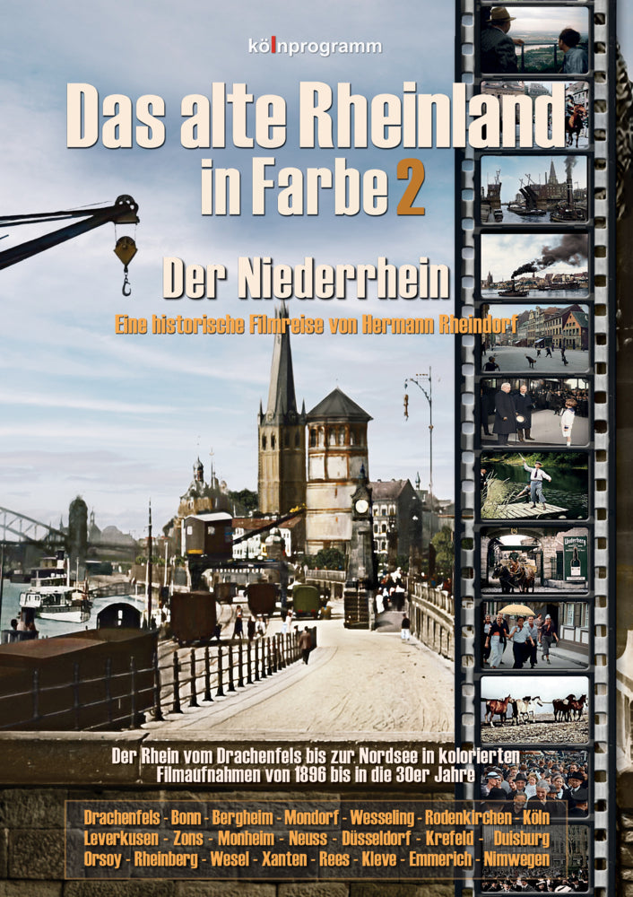 Das alte Rheinland in Farbe 2, 1 DVD (Rheindorf Hermann)